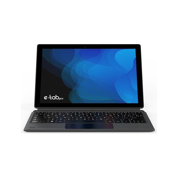 Microtech E-Tab 10.1'' Pro 4 Wi-FI 8Gb 128Gb Windows 10 Pro con Tastiera Inclusa Grigio