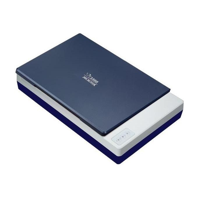 Microtek XT 3300 1108-03-060004 Scanner Flatbed/Letto Piano 1200x2400 DPI A4 Blu/Grigio