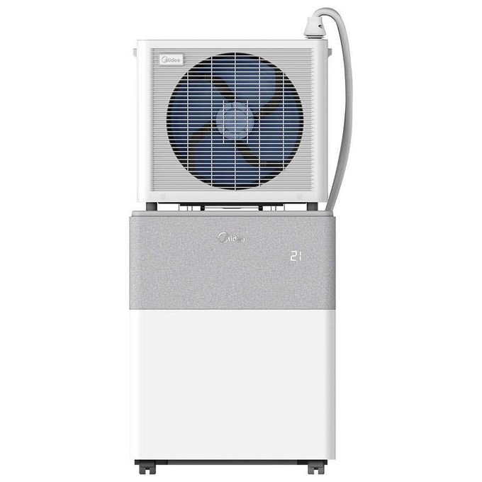 Comfee PORTASPLIT 12HP Condizionatore portatile 4 in 1 12000 BTU Classe riscaldamento A+-Raffreddamento A++  Gas R32 Rumorosita' 39dB Grigio e bianco 