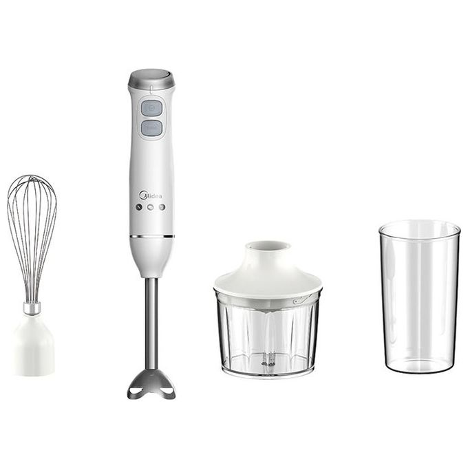 Midea MJ-BH6001W Frullatore ad Immersione Nero-Acciao