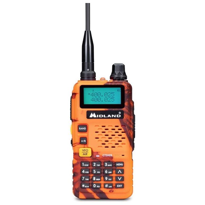 Midland CT590S BLAZE Ricetrasmittente Dual Band VHF/UHF con Display LCD