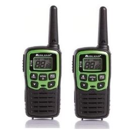 C1176 XT10 Ricetrasmittente Walkie Talkie PMR 446 16 Canali Raggio 4 km 38 Toni Set di 2 Ricetrasmettitori