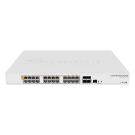 CRS328-24P-4S+RM Switch Cloud Router 24 porte Gigabit PoE L2/L3 Gestito Bianco