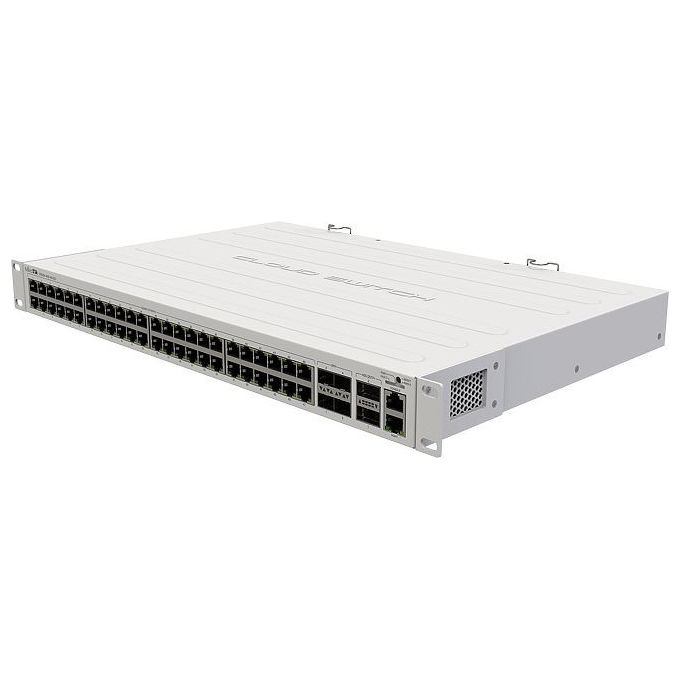 Mikrotik CRS354-48G-4S+2Q+RM Switch Rete Gestito L2 48 Porte Gigabit 10G Rack Grigio