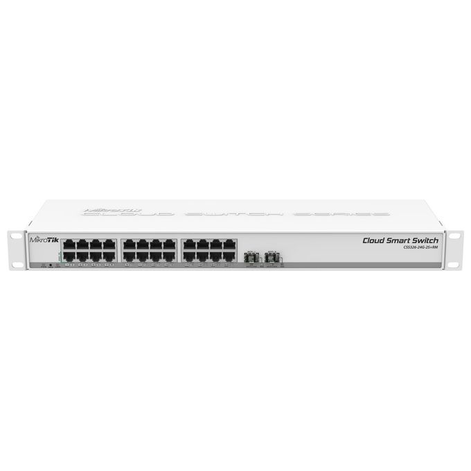 Image of Mikrotik CSS326-24G-2S+RM Switch di Rete Gestito Gigabit Ethernet 10-100-1000 Bianco 1U Supporto Power Over Ethernet