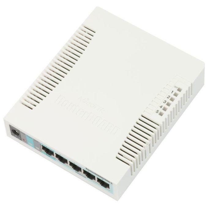 Mikrotik RB260GS Gigabit Ethernet (10-100-1000) Supporto Power over Ethernet Bianco