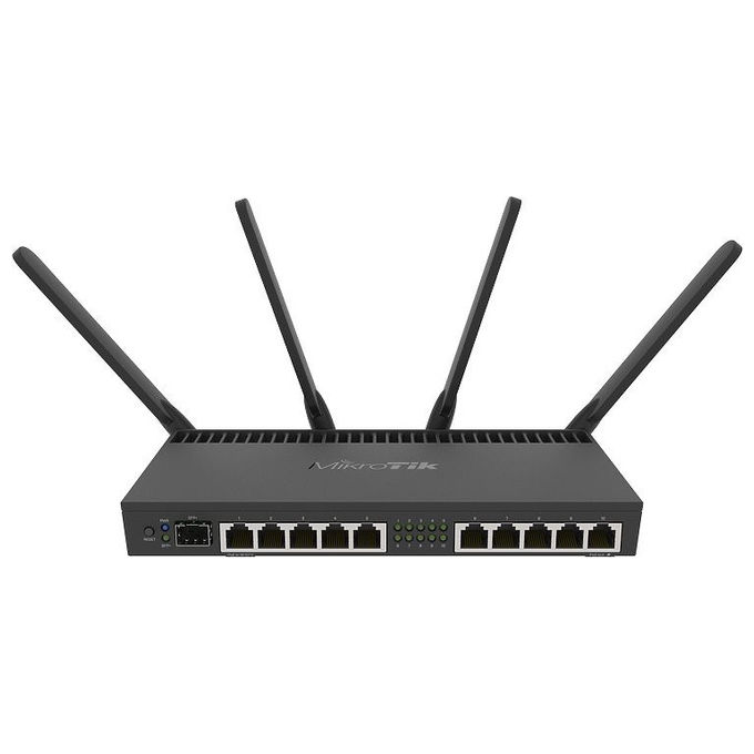 Image of Mikrotik RB4011iGS+ Router Wireless Dual-band Gigabit Wi-Fi 5 Nero 4 Antenne 1733Mbps