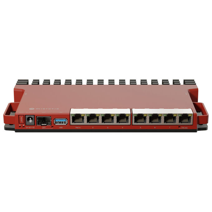immagine di Mikrotik L009UIGS-RM Router Cablato 2.5 Gigabit Ethernet Gigabit Ethernet Rosso