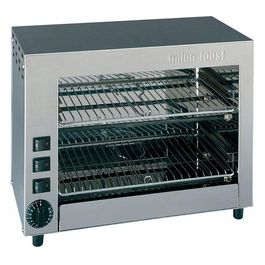 14051 Fornetto Professionale Doppio con 6 Posti e 6 Pinze per Toast e Sandwich