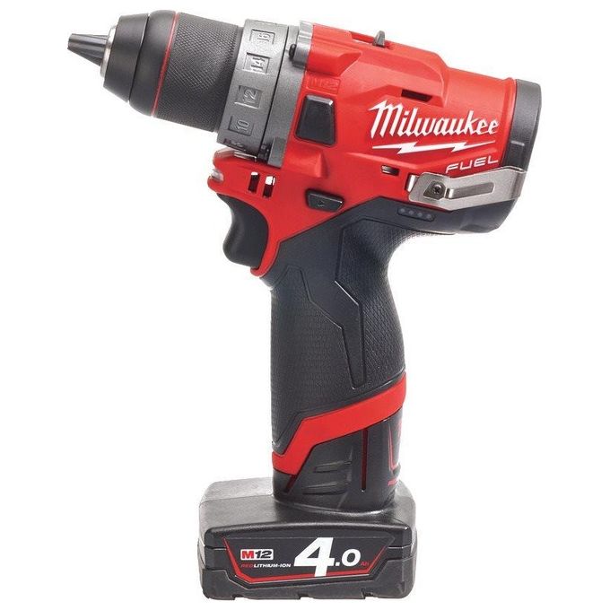 Milwaukee FUEL M12FDD-402X Trapano Avvitatore a Batteria 12V/4.0Ah Rosso