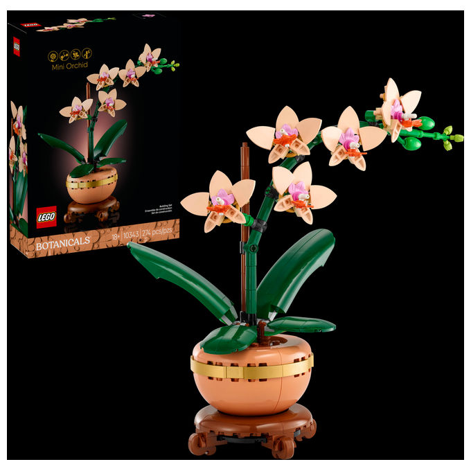 Image of LEGO Botanicals Mini-orchidea 10343
