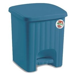 Mini Pattumiera con pedale Blu Ottanio lt 4,5