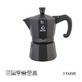 Prestige Alluminio Induzione 2 Tazze Nero