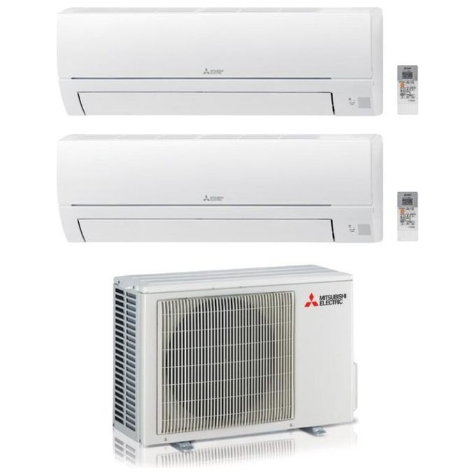 Mitsubishi Smart Kit MXZ2HA40VFK Climatizzatore Dual Split 09+12 BTU Classe A++-A+ Wifi R32 Bianco