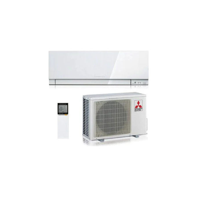 Mitsubishi Electric, Condizionatore Monosplit Kirigamine Zen 2.5 Bianco, Fisso, WiFi
