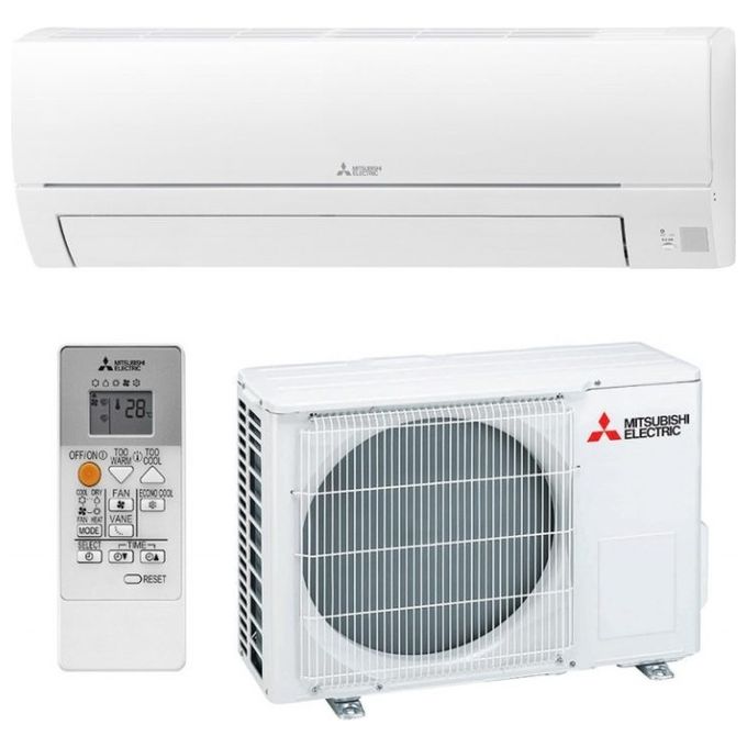 Mitsubishi MSZ-HR35VFK Kit Mono Condizionatore Fisso Monosplit a Parete Inverter 12000 BTU Classe A++-A+ con WiFi Gas R32 colore Bianco