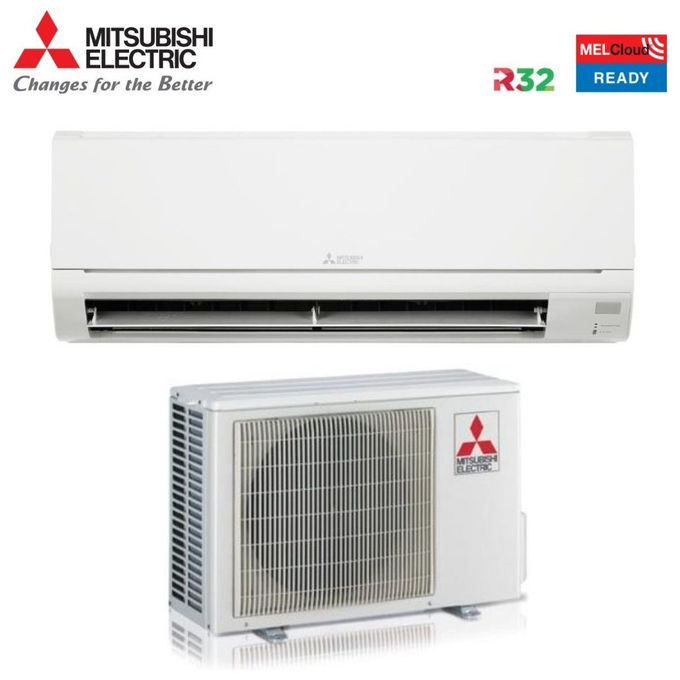 Mitsubishi Electric DW50VF-KIT - Climatizzatore monosplit composta da 1 unita' esterna (MUZ-DW50VF) e 1 unita' interna (MSZ-DW50VF) - Raffreddamento 18000 Btu Classe A++-A+