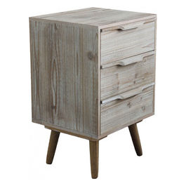 Mobiletto 3 Cassetti Con Gambe In Legno