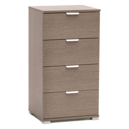 Mobiletto 4 Cassetti Rovere Grigio