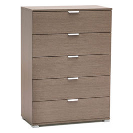 Mobiletto 5 Cassetti Rovere Grigio