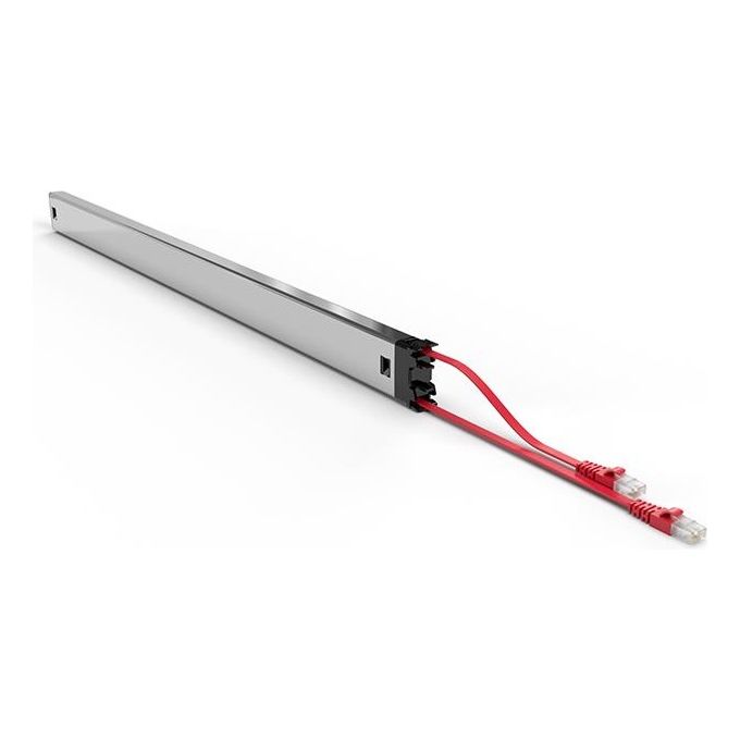 Modulo Singolo P60 1 Patch Cat. 6a Schermata 1,80,7 Rossa - 46he