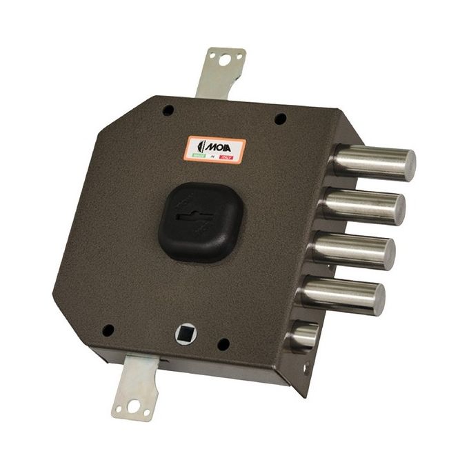 Moia A414Sx Serratura Applicare Doppia Mappa Triplice E 63 Sx 4 Catenacci Scrocco Interasse 26