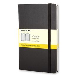 Taccuino Pocket Rigido PP Quadretti Nero 192 Fogli