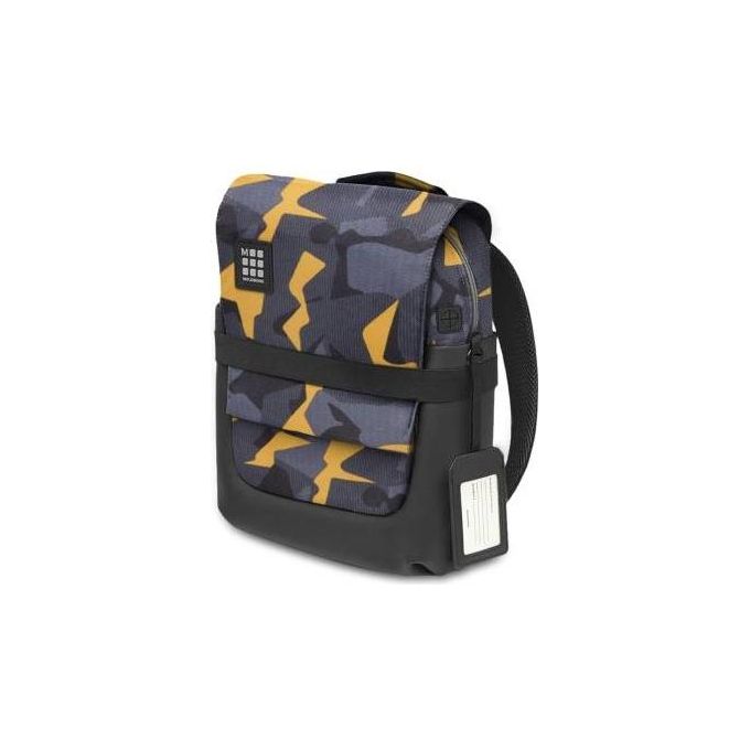 Moleskine Zaino Tablet Notebook Impermeabile Nero/Giallo Camouflage