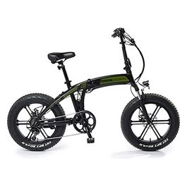 Momo MD-E20FF3-G Bicicletta Elettrica Pieghevole Tokyo Unisex Adulto Verde