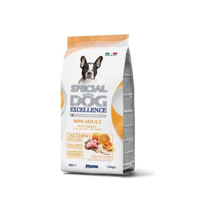 Monge Alimento Cani Mini Adult Tacchino 1,5kg