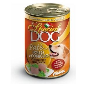 Monge Alimento Cani Pate' Pollo-Coniglio 400gr