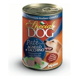 Monge Alimento Cani Pate' Agnello-Tacchino 400gr