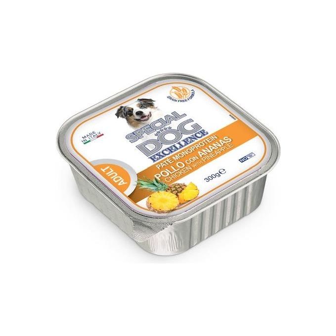 Monge Alimento Cani Pate' Pollo-Ananas 300gr