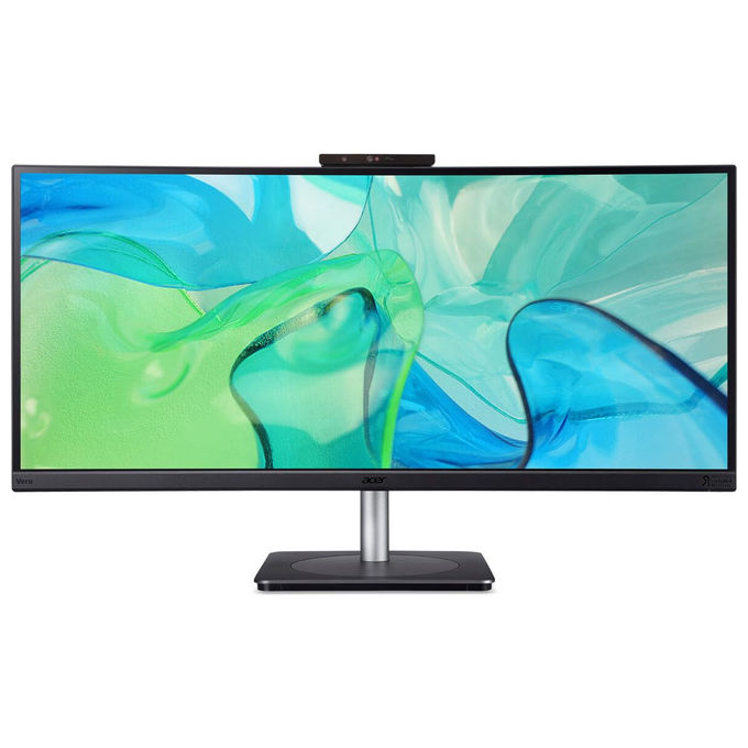 ACER Vero CB343CURDbemiiphcuzx monitor 34 pollici UM.CB3EE.D07 UWQHD 3440x1440 IPS dock USB-C 140W webcam FHD Windows Hello Ethernet