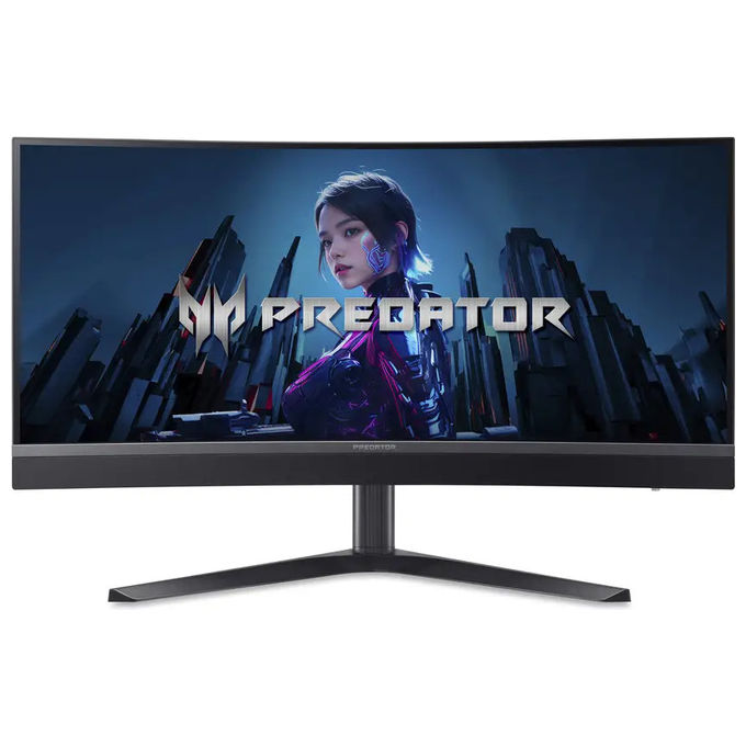 Acer UM.CXXEE.301 Predator X34V3bmiiphuzx Monitor 34'' 3440 x 1440 Pixel 180 Hz FreeSync Premium 1500R colore Nero