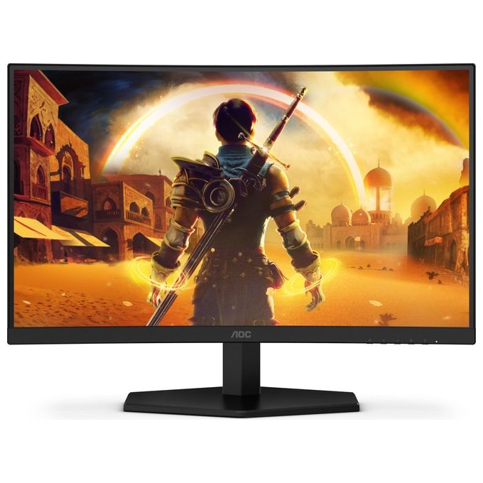 AOC C24G42FE G4 Monitor Curvo 23.6'' FHD 180Hz HDR10 colore Nero Rosso