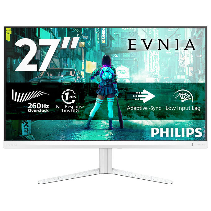 Philips 27M2N3201PL-00 Monitor PC 27" Full HD IPS 260 Hz (Bianco)