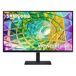 Monitor HRM S80A (S27A800) Flat 27" 3840x2160 (UHD 4K) HDR10 IPS Bezeless 60 Hz 5 ms HDMI Display Port Ingresso Audio HAS Pivot PIP PBP Flicker Free. Eye Saver Mode