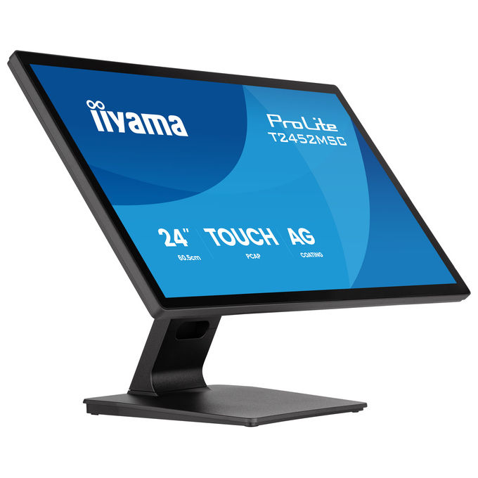 Iiyama T2452MSC-B2AG ProLite Monitor 24'' Full HD IPS Touchscreen 1920x1080 120 Hz Altoparlanti Integrati Hub USB 3.2 Gen 1 colore Nero