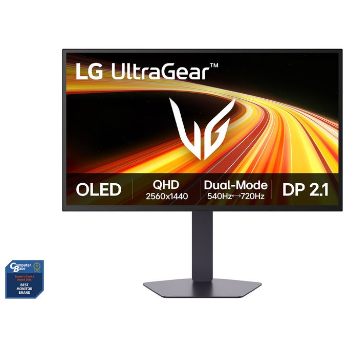 LG 27GX790B-B UltraGear Monitor PC 27'' QHD OLED 540 Hz 0,03 ms colore Nero