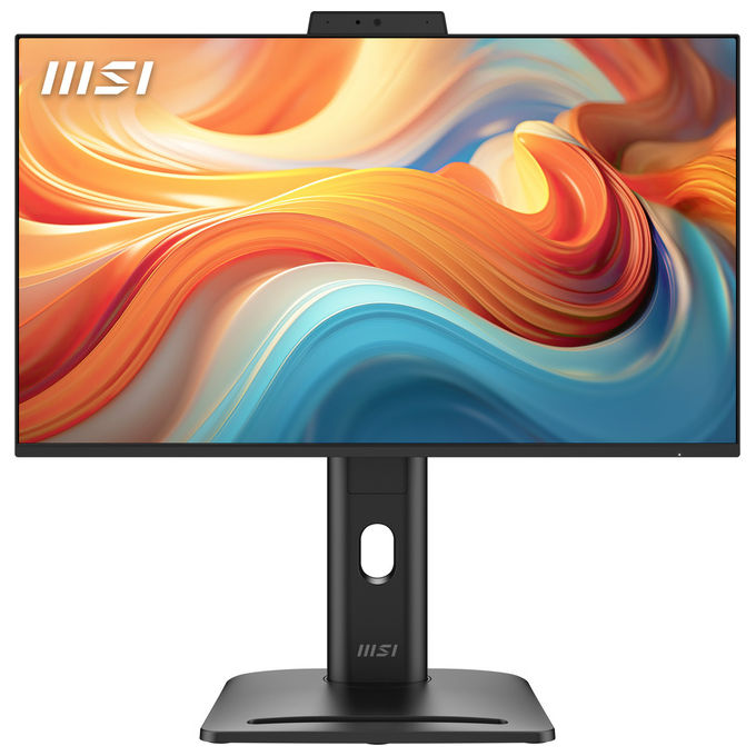 Msi Monitor 23,8 LED Ips FHD 16:9 4MS 144hz 250 Cdm, Pivot, Webcam, Usb-C 98W, USB Hub, DP/Hdmi/LAN, Multimediale 9S6-3pf39m-002