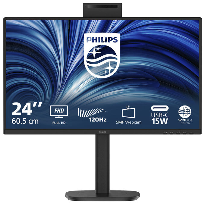 Philips 24B2N3200JH-00 Monitor PC 23,8" Full HD IPS 120 Hz (Nero)