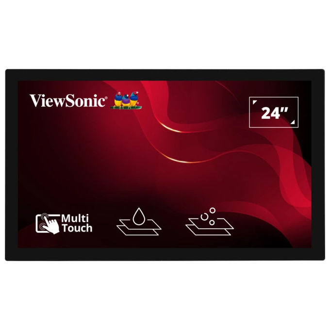 Viewsonic XF2430 monitor touch screen POS open frame 24 pollici Full HD 1920x1080 PCAP 10 punti IP65 industriale