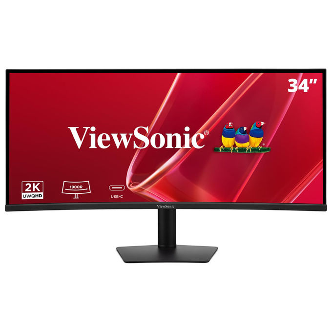 Viewsonic VA3420C-2 Monitor PC 34" VA 120 Hz (Nero)