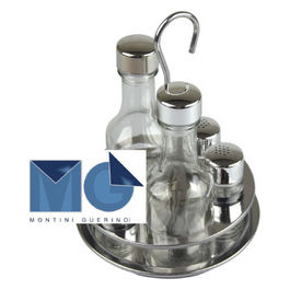813ee Menage Tondo 4 Pezzi Daisy Inox