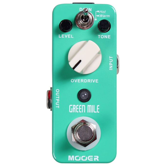 Mooer, Pedale Overdrive Analogico Green Mile, Warm-Hot