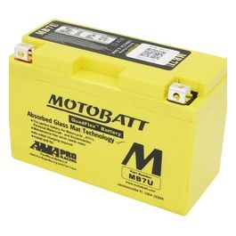 Motobatt MB7U batteria moto AGM 12 Volt dimensioni 151 x 65 x 94 mm
