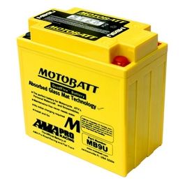 Motobatt MB9U batteria moto AGM 12 Volt dimensioni 136 x 76 x 133 x 139 x 141 mm