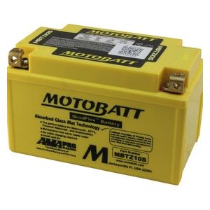 Motobatt MBTZ10S batteria moto AGM 12 Volt dimensioni 151 x 87 x 95 mm