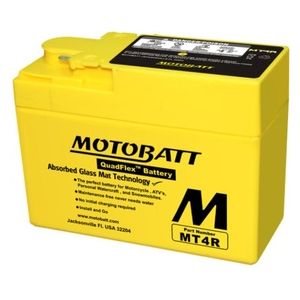 Motobatt MTR4 Batteria 12Volt AGM dimensioni 114 x 49 x 86 mm